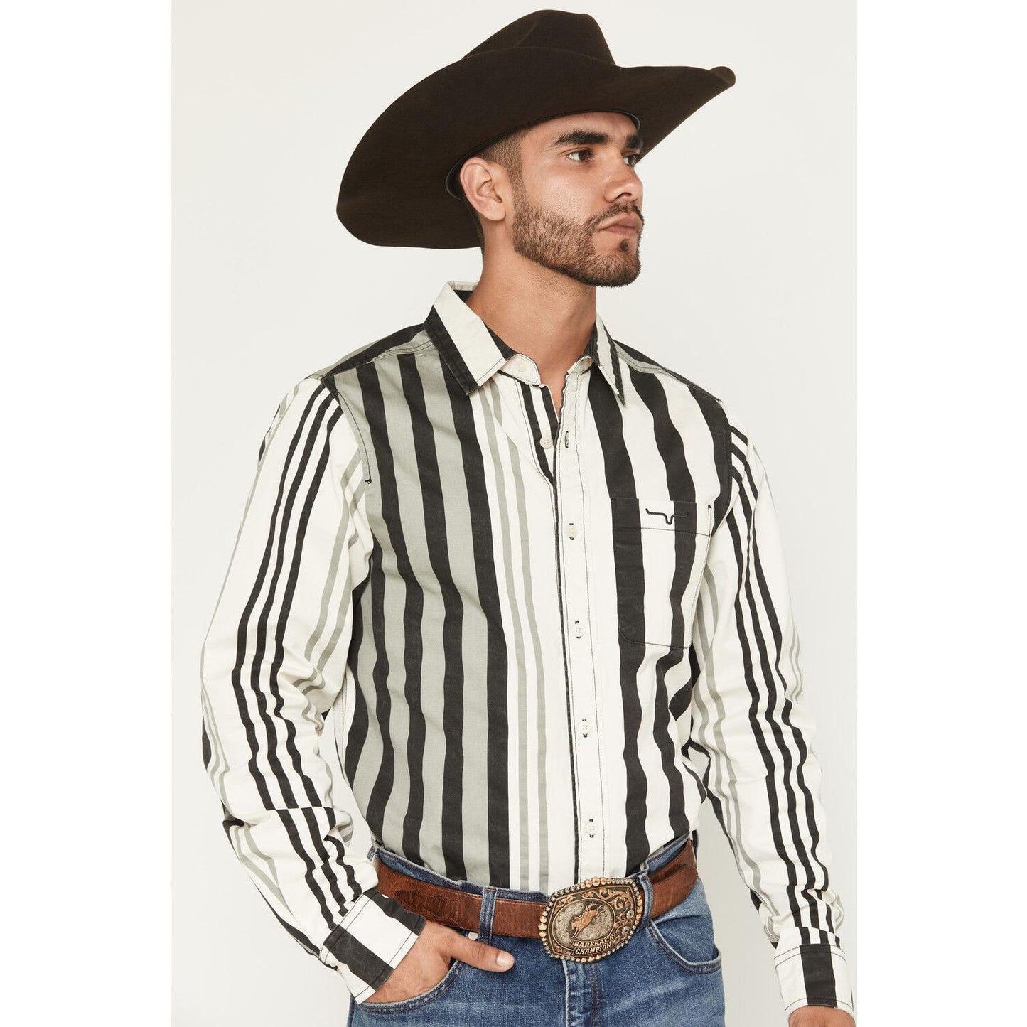Kimes 1992 Long Sleeve Striped Dress Shirt - Multiple Combinations