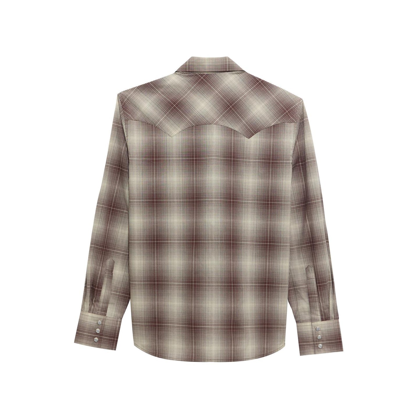 Wrangler Men's Retro Long Sleeve Modern Fit Shirt - Brown