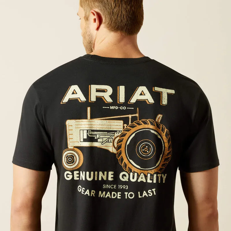 Ariat Men's Short Sleeve Gramps Tractor Tee Shirt - Black