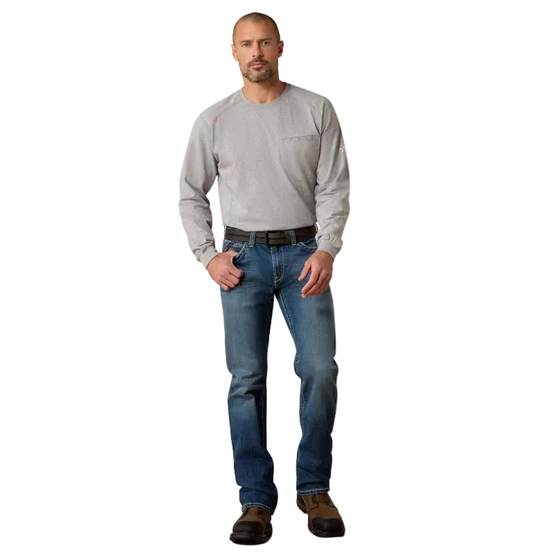 Ariat Men's FR M7 DuraStretch Adkins Straight Leg Jeans - Slate Wash
