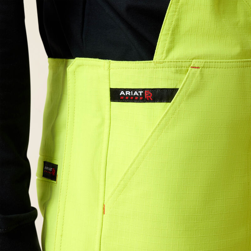 Ariat Men's FR Hi Vis Waterproof Bib - Hi Vis Yellow