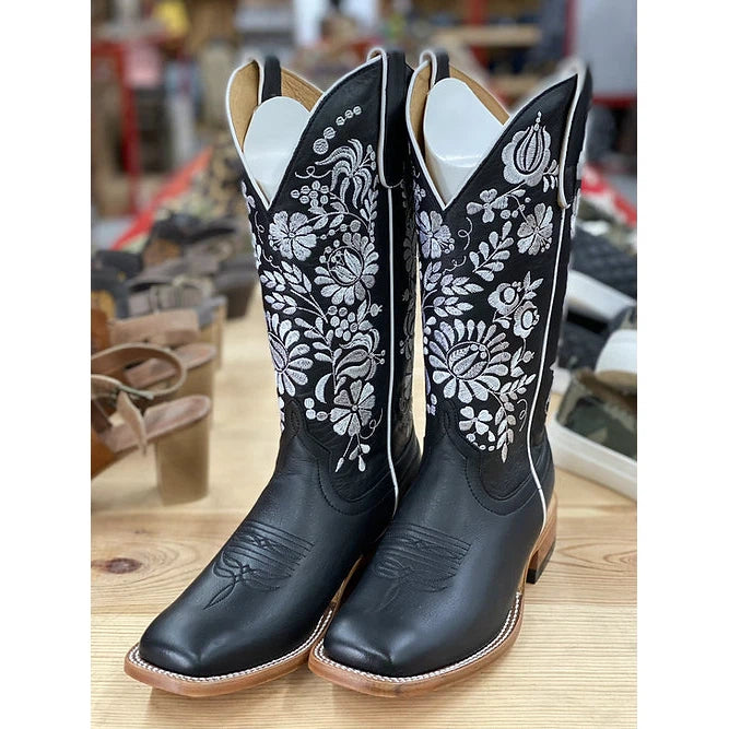 Macie Bean Women's Black Eyed Susan Western Boots