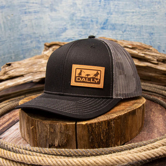 Dally Up 520 Caps Ropers Dally Leather Patch-Multiple Colors