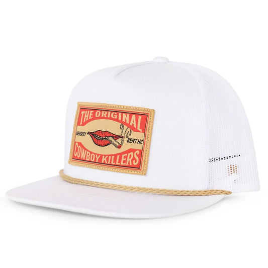 Whiskey Bent Hat Co Matchbox Cap - White - Irvine Tack & Western Wear