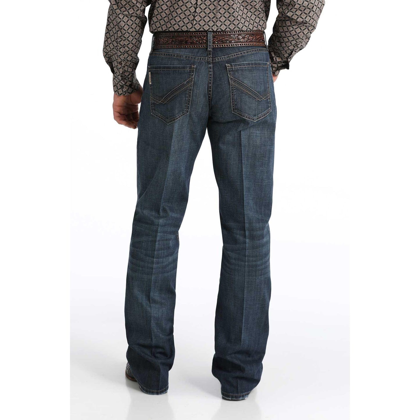 Cinch Men's Grant Relaxed Fit Jean- Rinse Wash