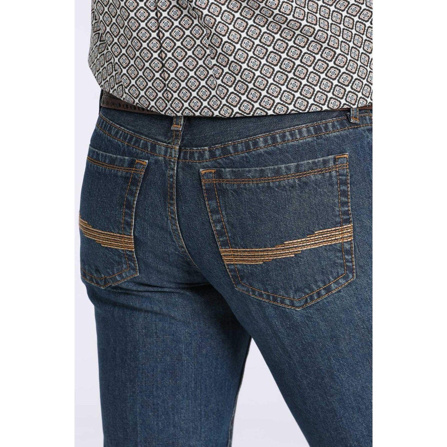 Cinch Men's Ian Mid Rise Slim Boot Jeans - Dark Stone