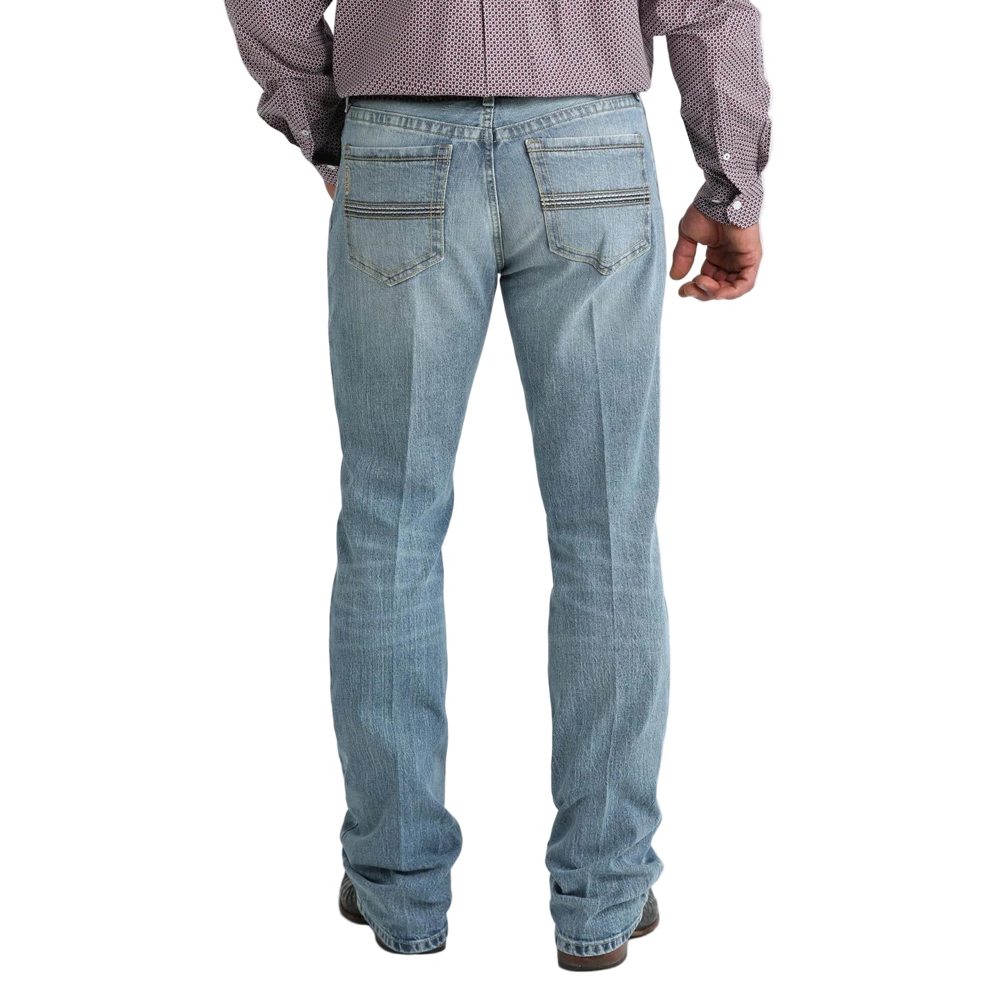 Cinch Men's Ian Slim Fit Boot Cut Jeans - Medium Stone