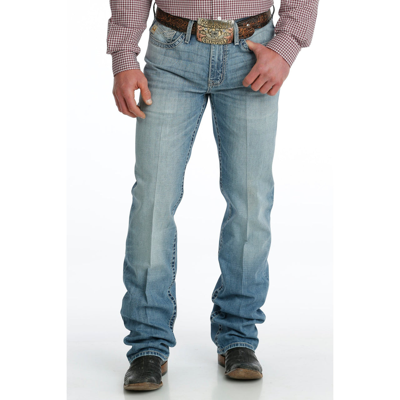 Cinch Men's Grant Light Stone Jeans