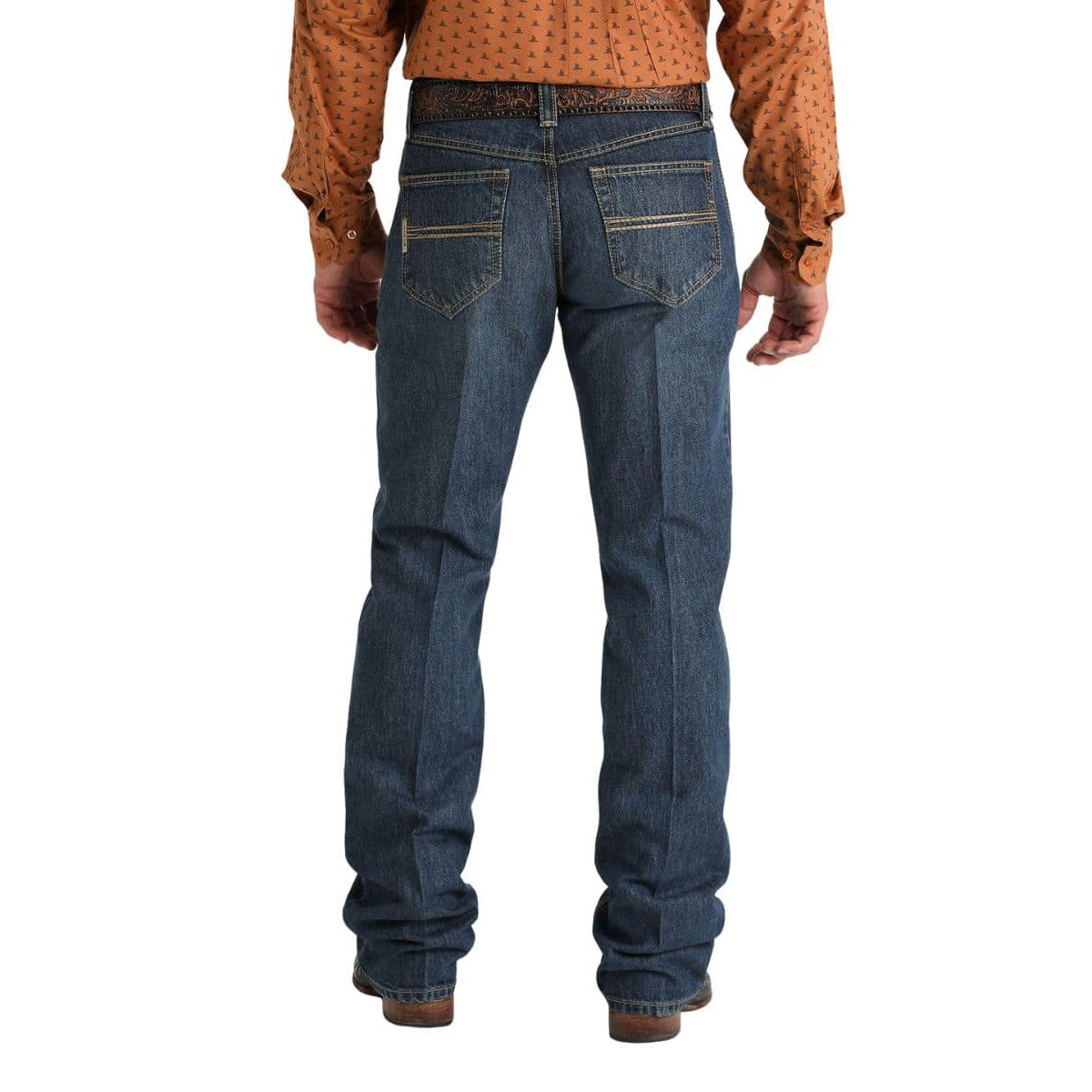 Cinch Men's Relaxed Fit Carter Jeans- Medium Wash