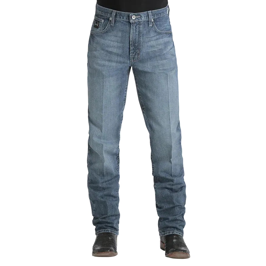 Cinch Men's Black Label Rigid Jeans- Medium Stone