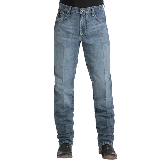 Cinch Men's Black Label Rigid Jeans- Medium Stone