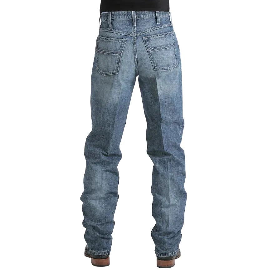 Cinch Men's Black Label Rigid Jeans- Medium Stone