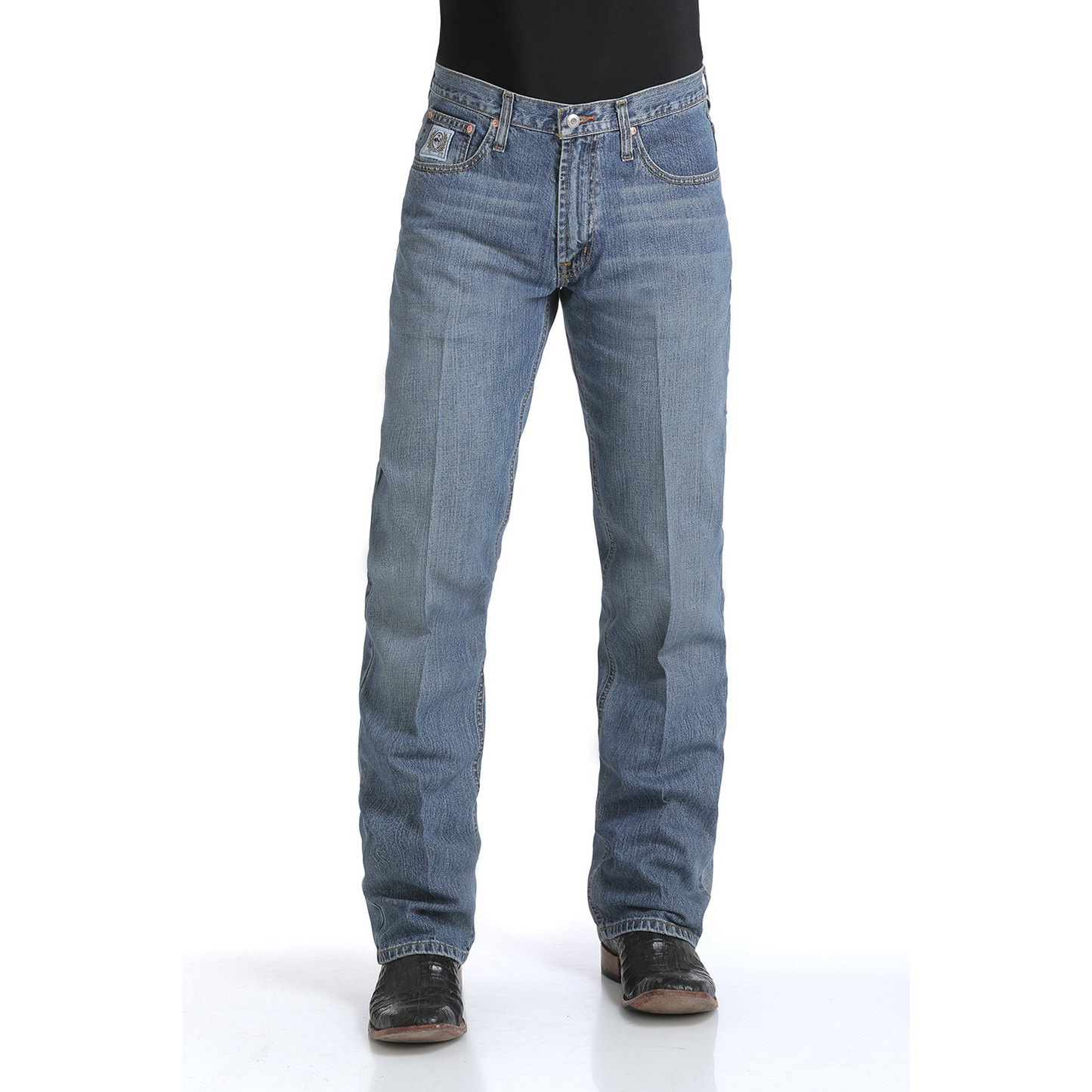 Cinch Men's Relaxed Fit White Label Jeans - Medium Stonewash