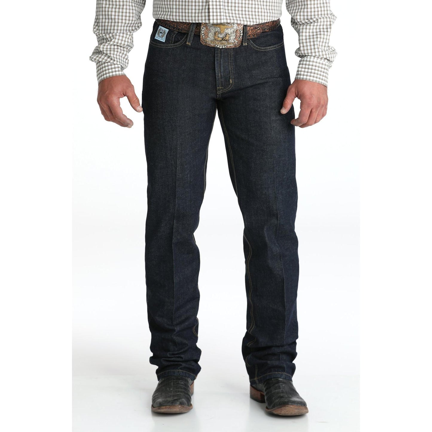 Cinch Men's White Label Mid Rise Straight Leg Jean - Rinse