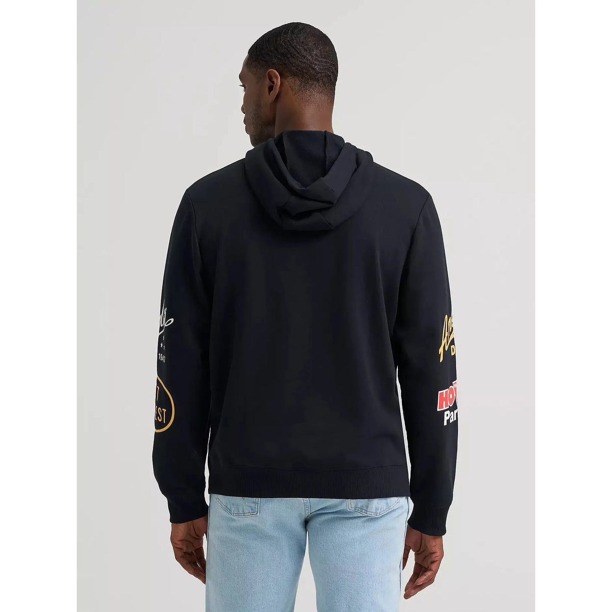 Wrangler Men's Western Icons Graphic Pullover Hoodie - Black Beauty