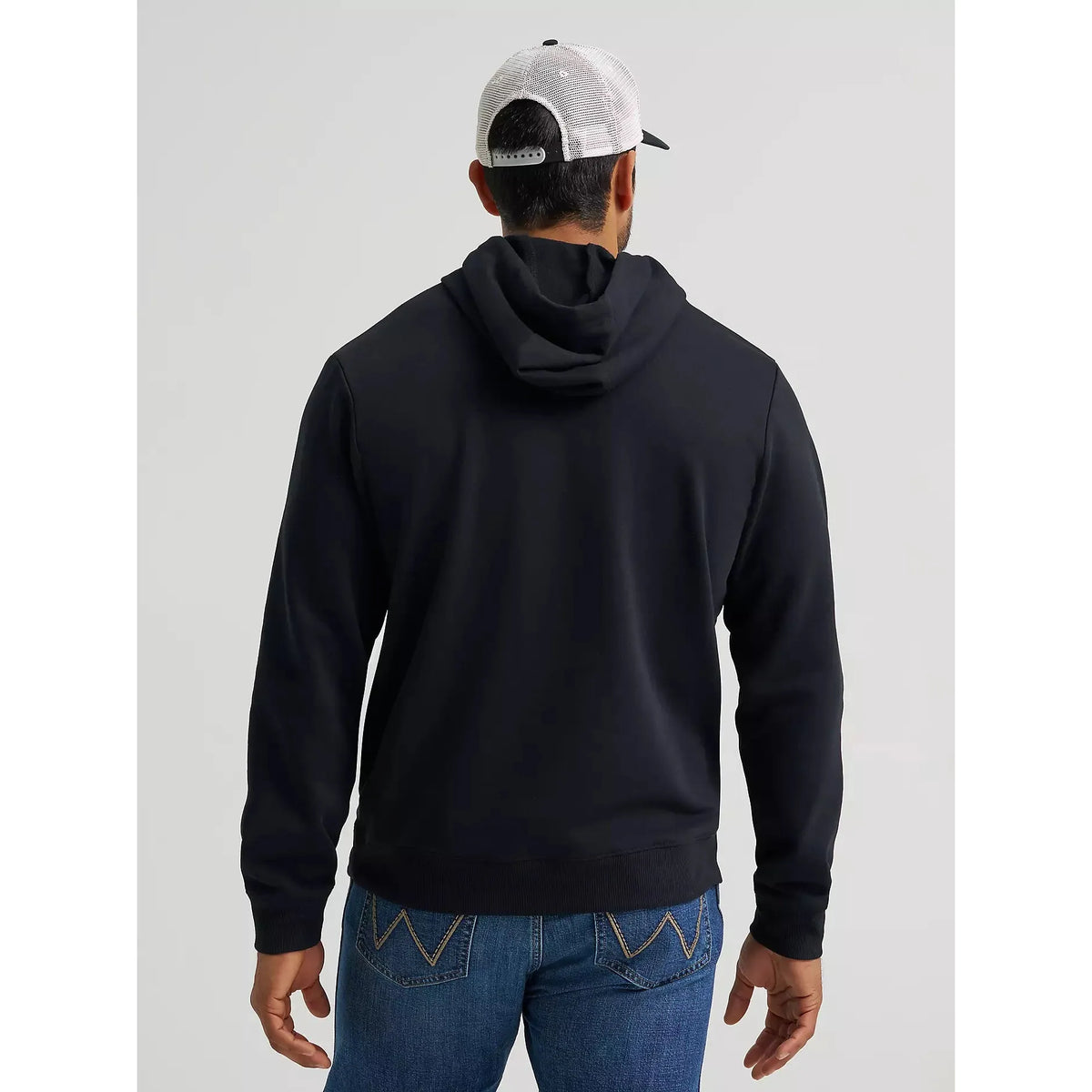 Wrangler Men's Longhorn 47 Graphic Pullover Hoodie - Black Beauty