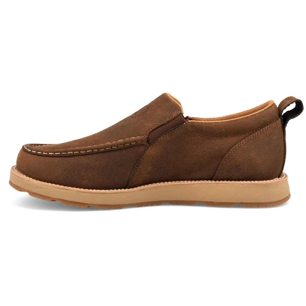Twisted X Men's Cellstretch Wedge Sole Slip On Shoes - Tan/Brown