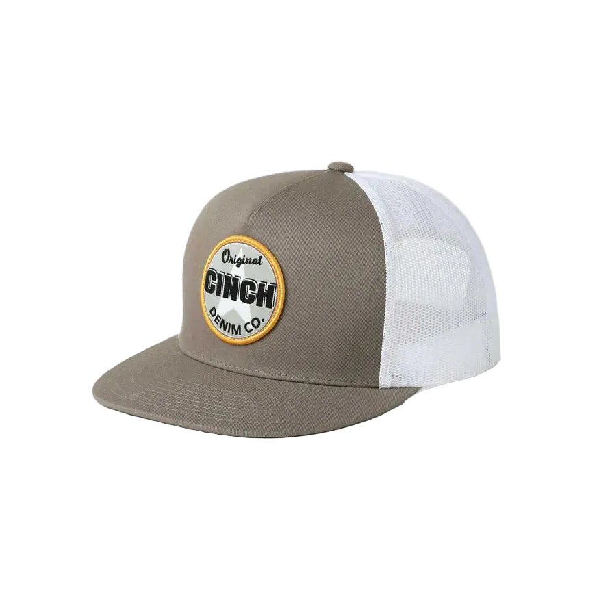 Cinch Men's High Profile Trucker Cap - Stone