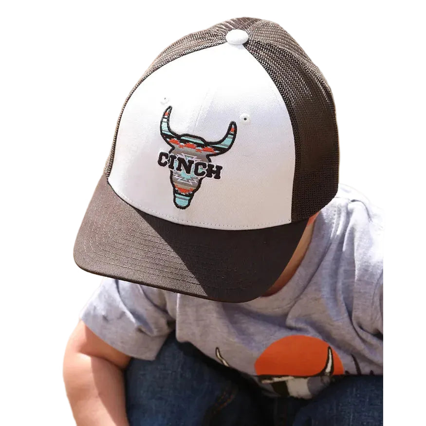 Cinch Youth Trucker Cap - Brown