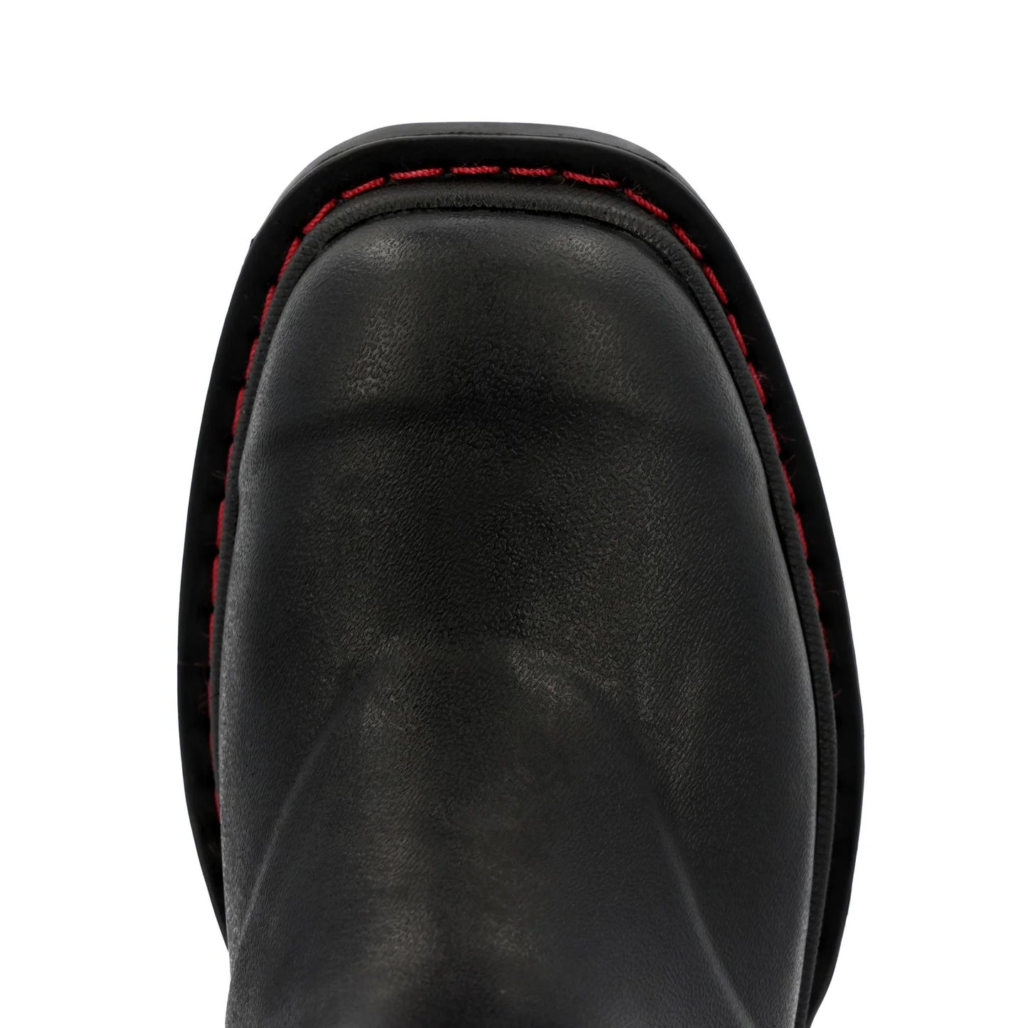 Muck Boots Kids Chore Western Big - Black/Red Stitch