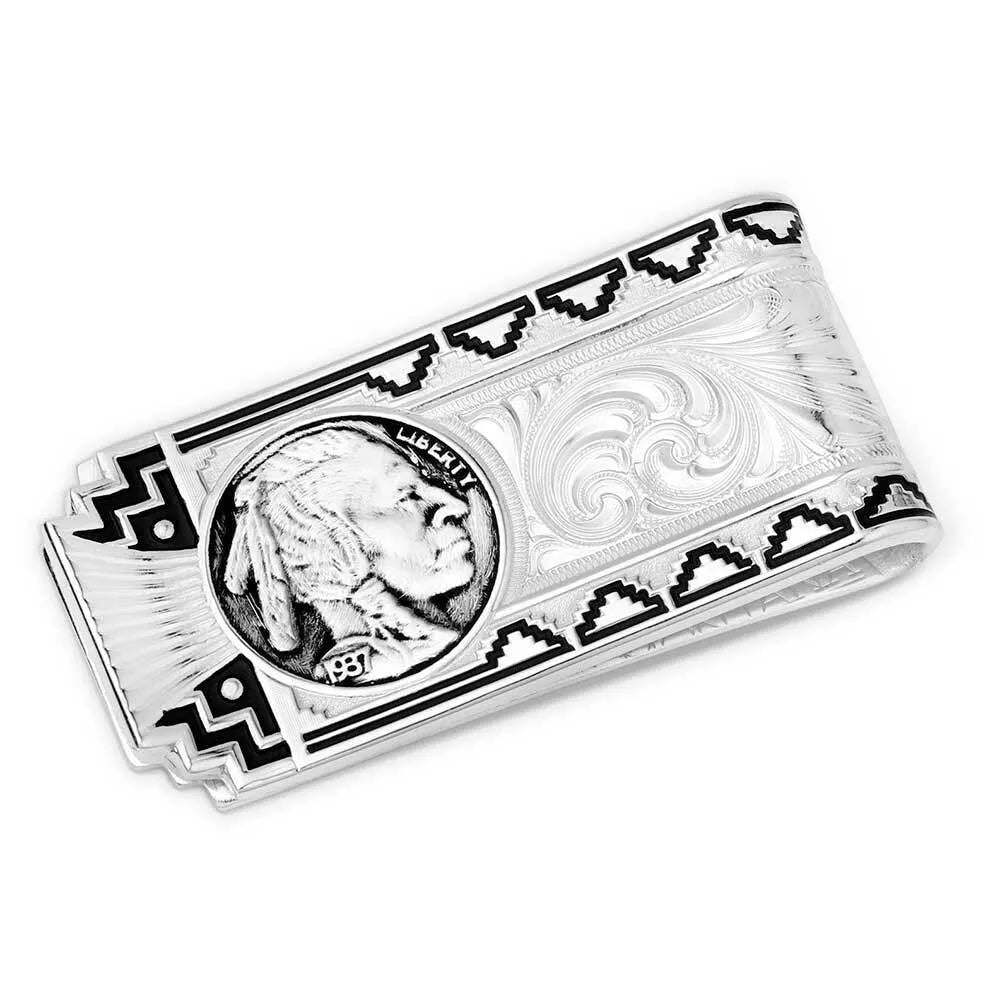 Montana Silversmith Buffalo Nickel Southwestern Money Clip