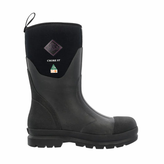 Muck Boots Women's Chore Classic Mid Steel Toe CSA - Black