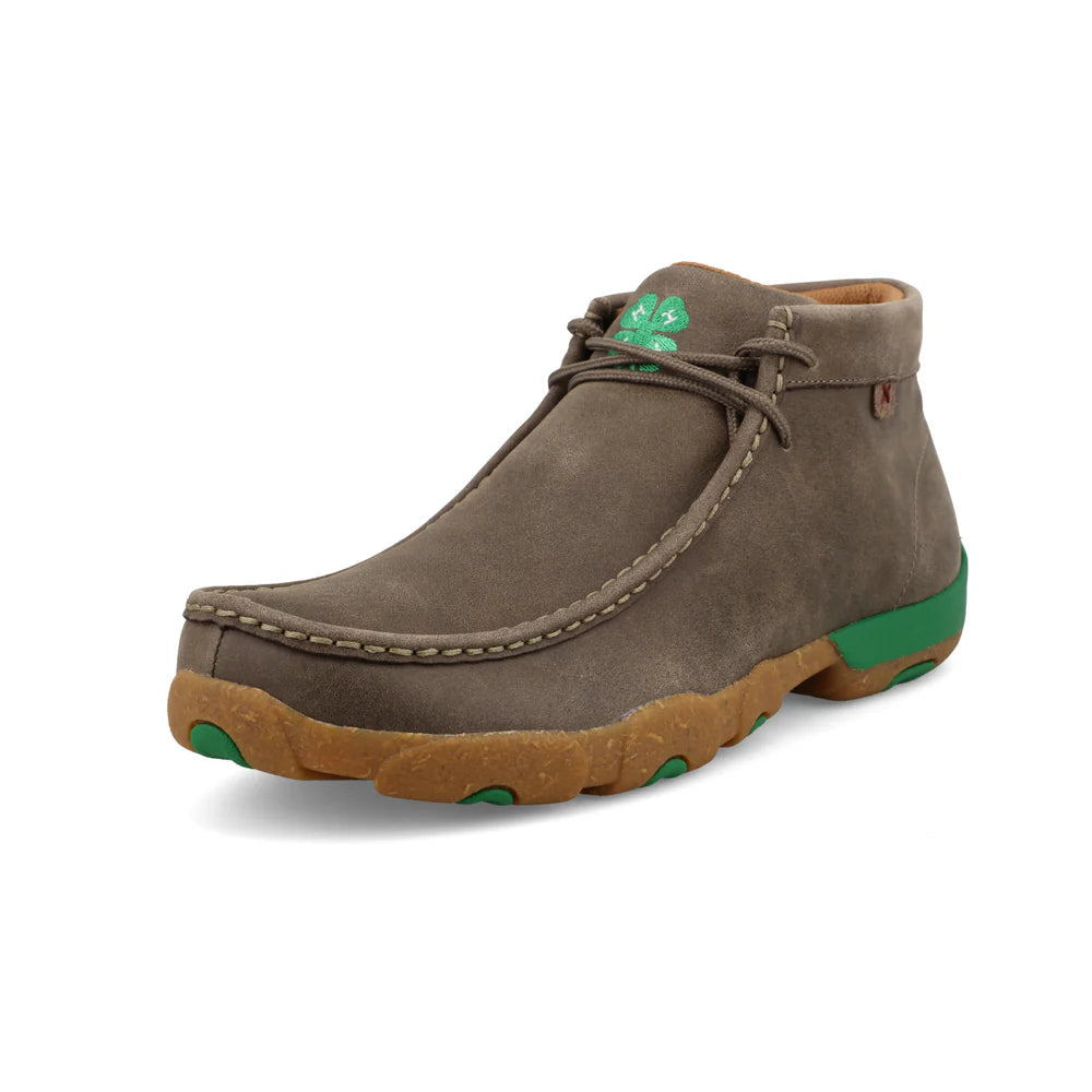 Twisted X Men's Chukka Driving Moc - Taupe/Green