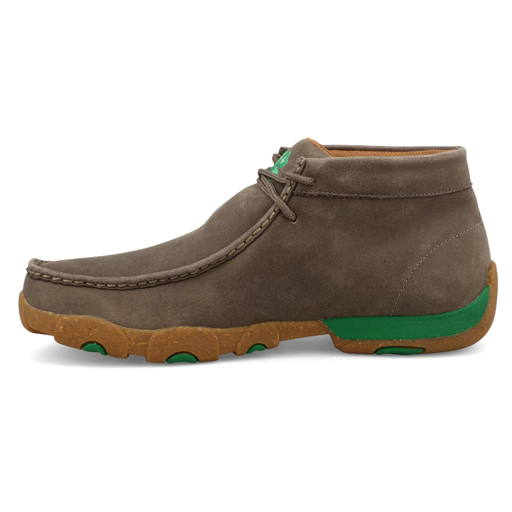 Twisted X Men's Chukka Driving Moc - Taupe/Green