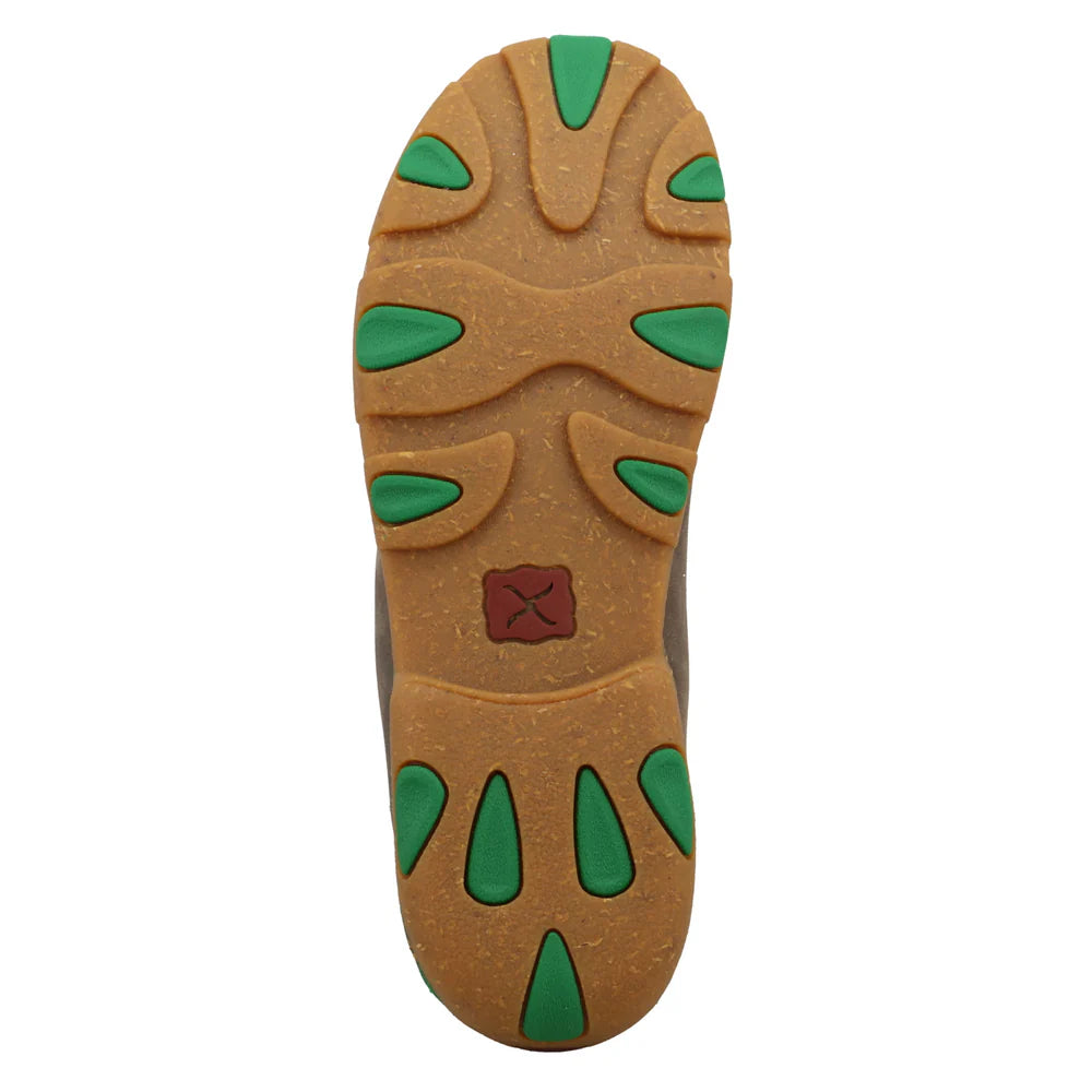 Twisted X Men's Chukka Driving Moc - Taupe/Green