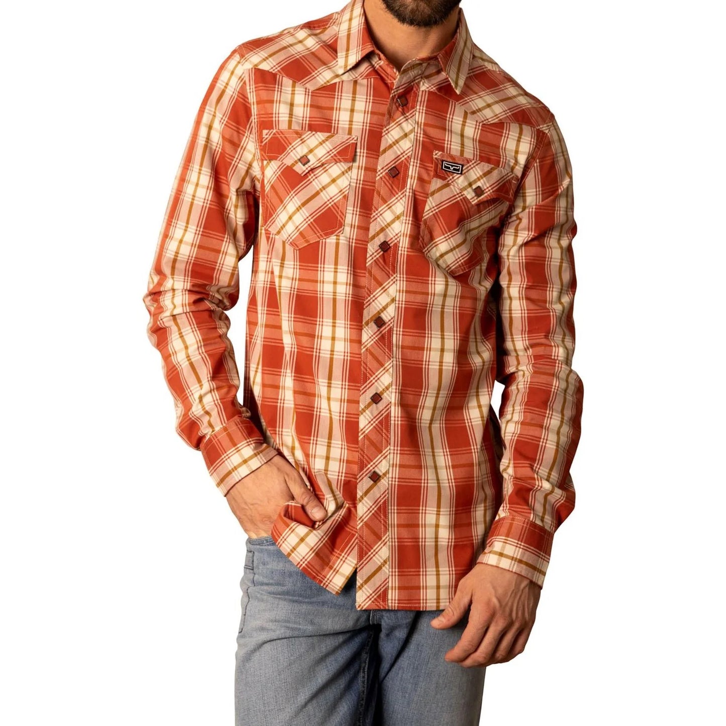 Kimes Men's Long Sleeve Frank Dress Shirt - Multiple Colours