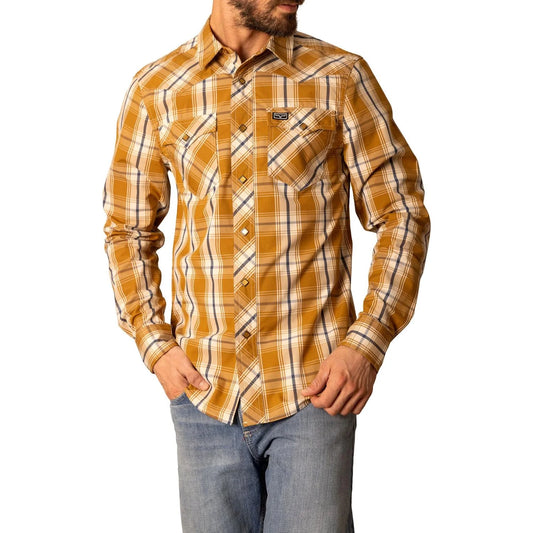 Kimes Men's Long Sleeve Frank Dress Shirt - Multiple Colours