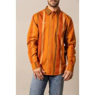 Kimes Men's Double Tap Stripe Long Sleeve Shirt - Multiple Colours