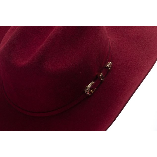 ProHat Wool Felt Precreased Western Hat - California Wine