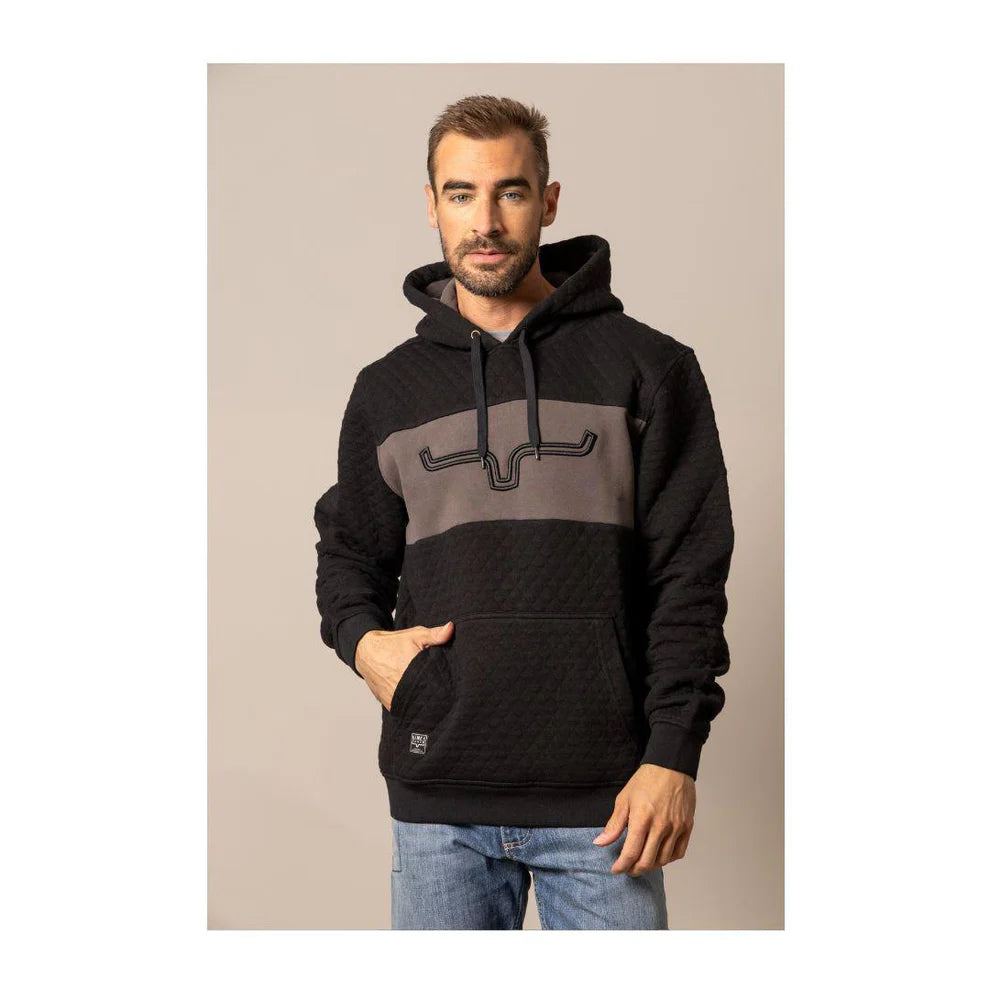 Kimes Men's AFR Quilted Long Sleeve Hoodie - Multiple Colours