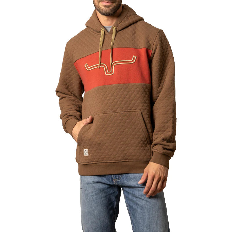 Kimes Men's AFR Quilted Long Sleeve Hoodie - Multiple Colours
