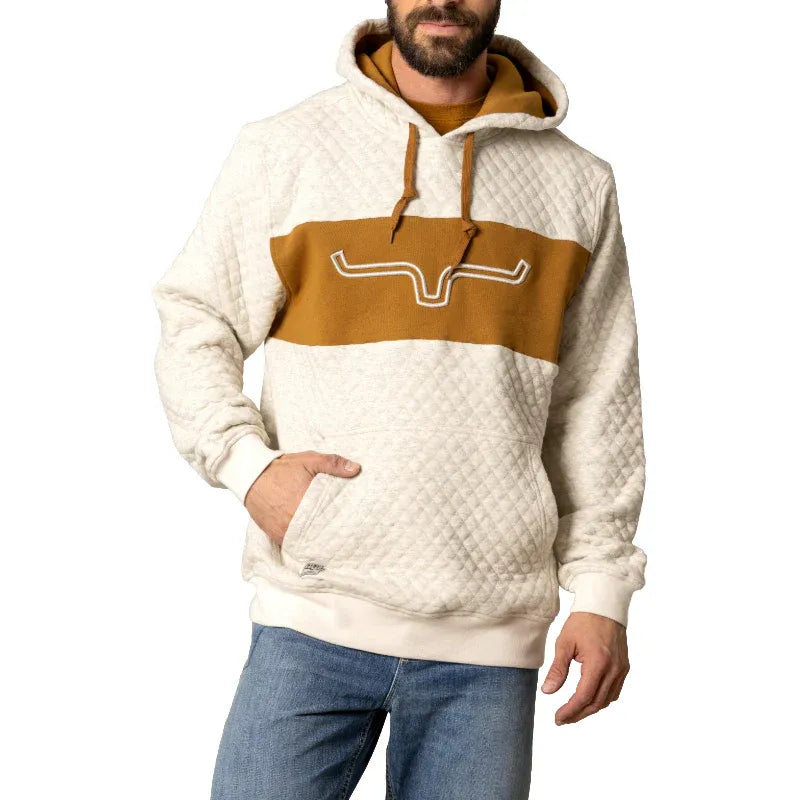 Kimes Men's AFR Quilted Long Sleeve Hoodie - Multiple Colours