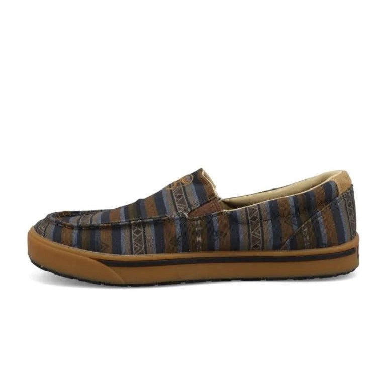 Twisted X/Hooey Men's Slip-On Casual Shoes - Brown/Grey