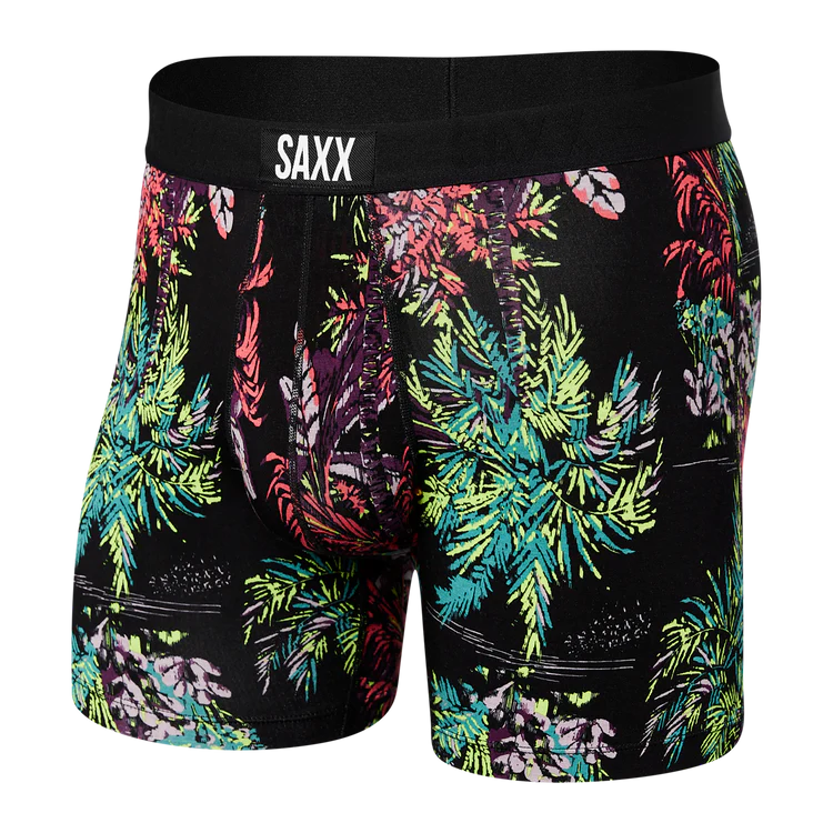 Saxx Men's Vibe Super Soft Boxer Briefs - Patterns
