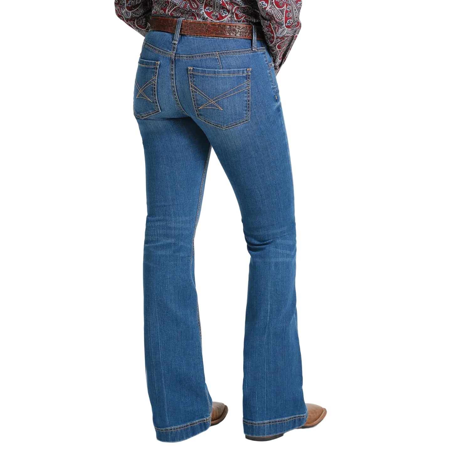 Cinch Women's Slim Fit Lynden Trouser 8/23 - Medium Wash - Irvine Tack & Western Wear