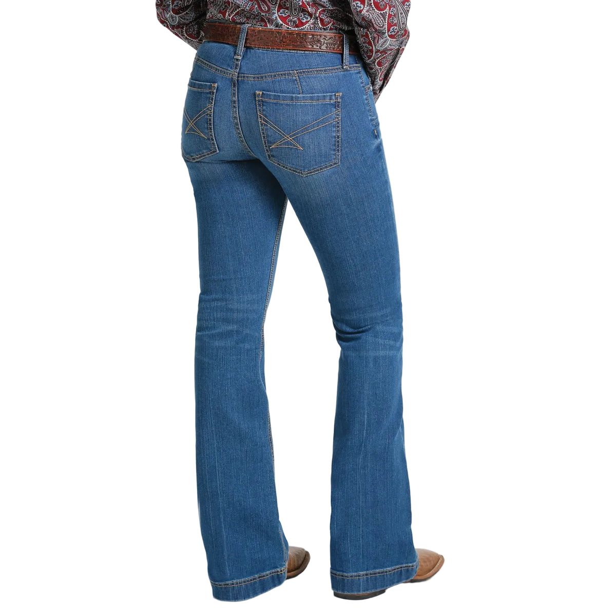 Cinch Women's Slim Fit Lynden Trouser 8/23 - Medium Wash - Irvine Tack & Western Wear