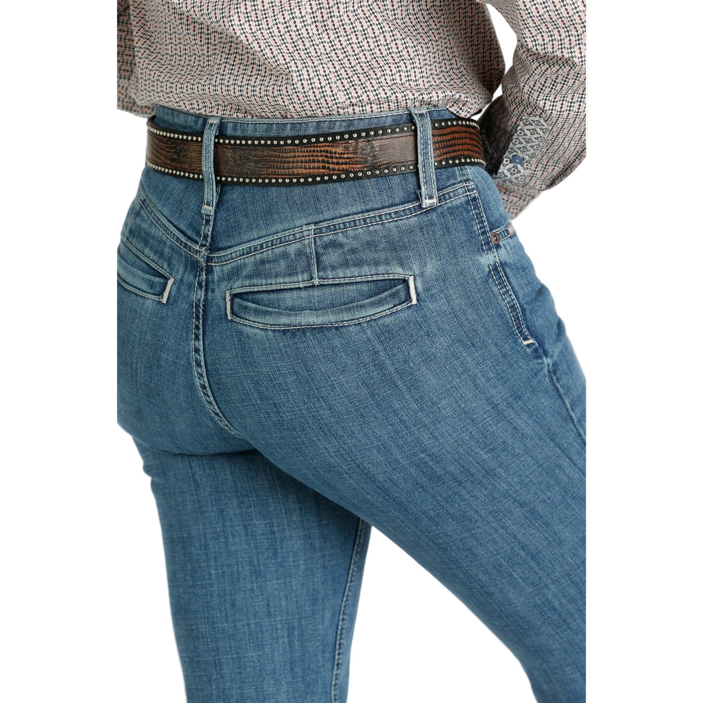 Cinch Women's Lynden Medium Stone Wash Jeans - Indigo