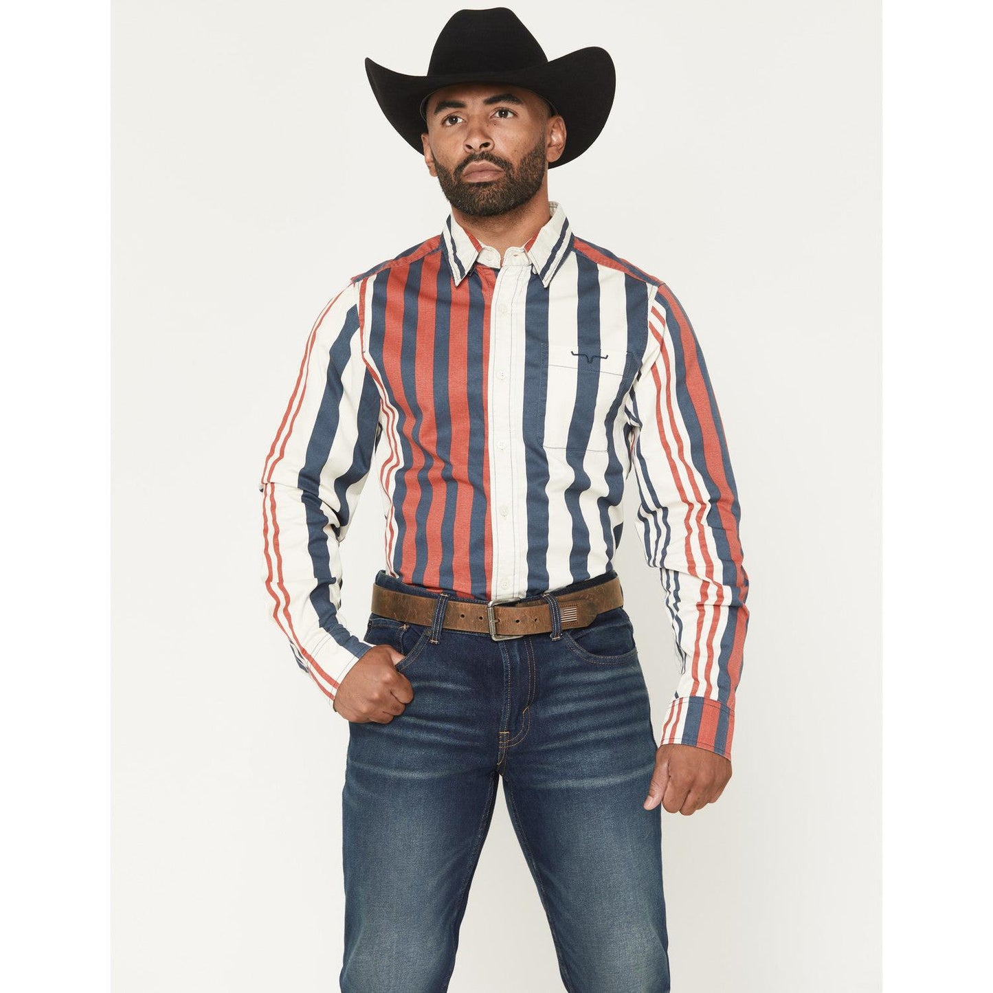 Kimes 1992 Long Sleeve Striped Dress Shirt - Multiple Combinations