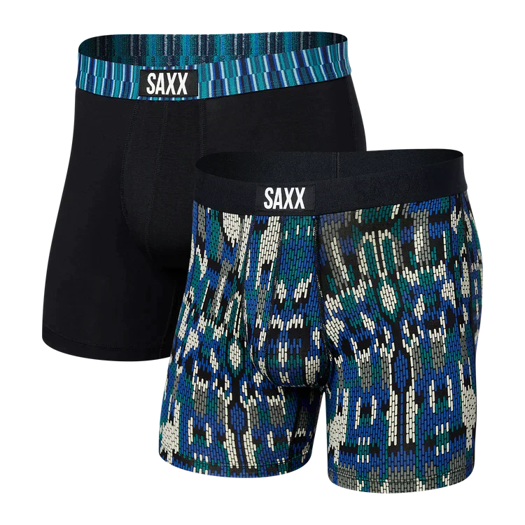Saxx Men's Vibe Super Soft Boxer Briefs - 2-Pack