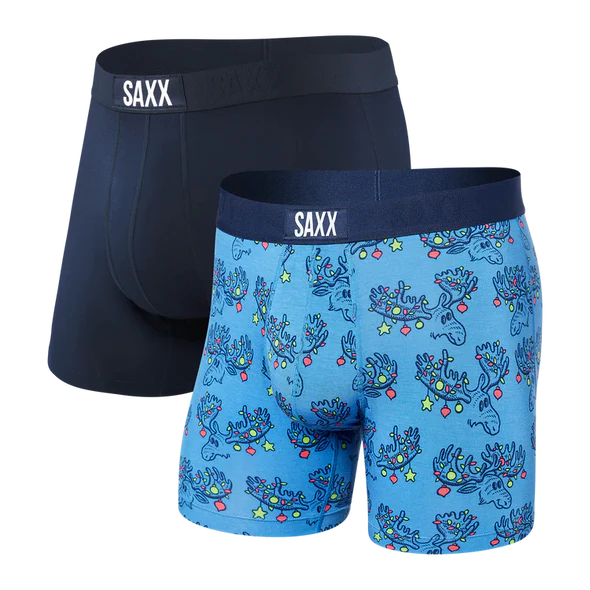 Saxx Men's Vibe Super Soft Boxer Briefs - 2-Pack