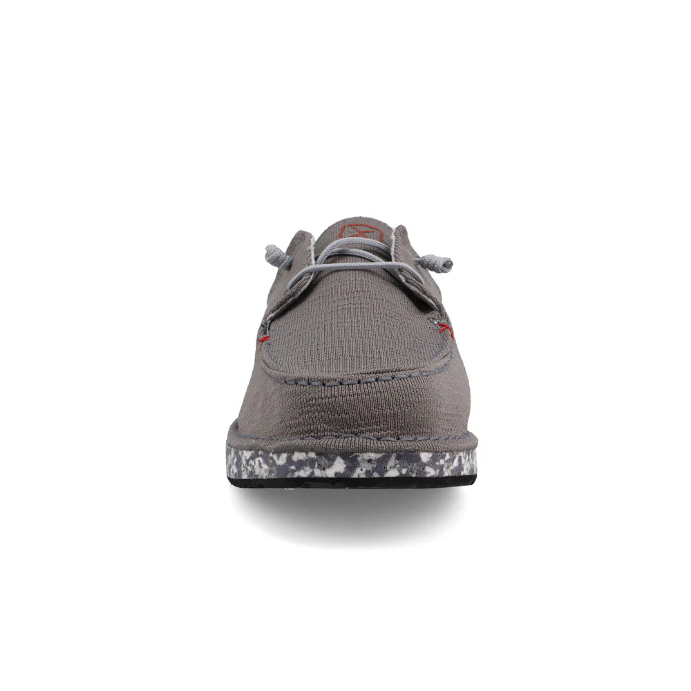 Twisted X Men's Circular Project Boat Shoe - Grey