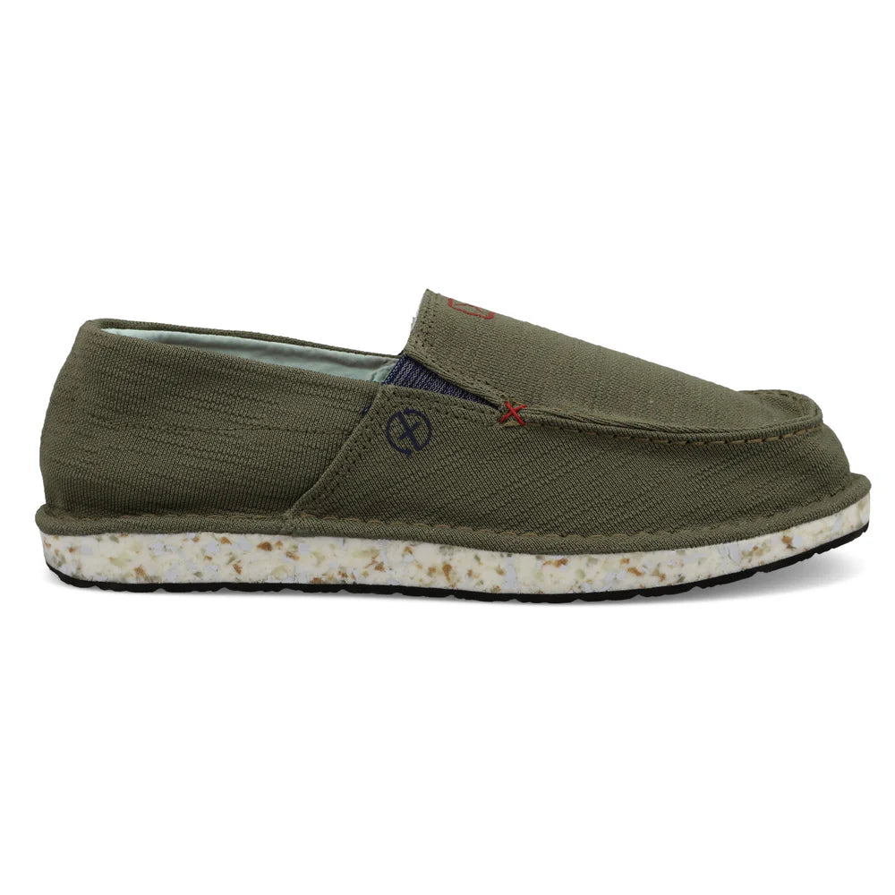 Twisted X Men's Circular Project Boat Shoe - Green