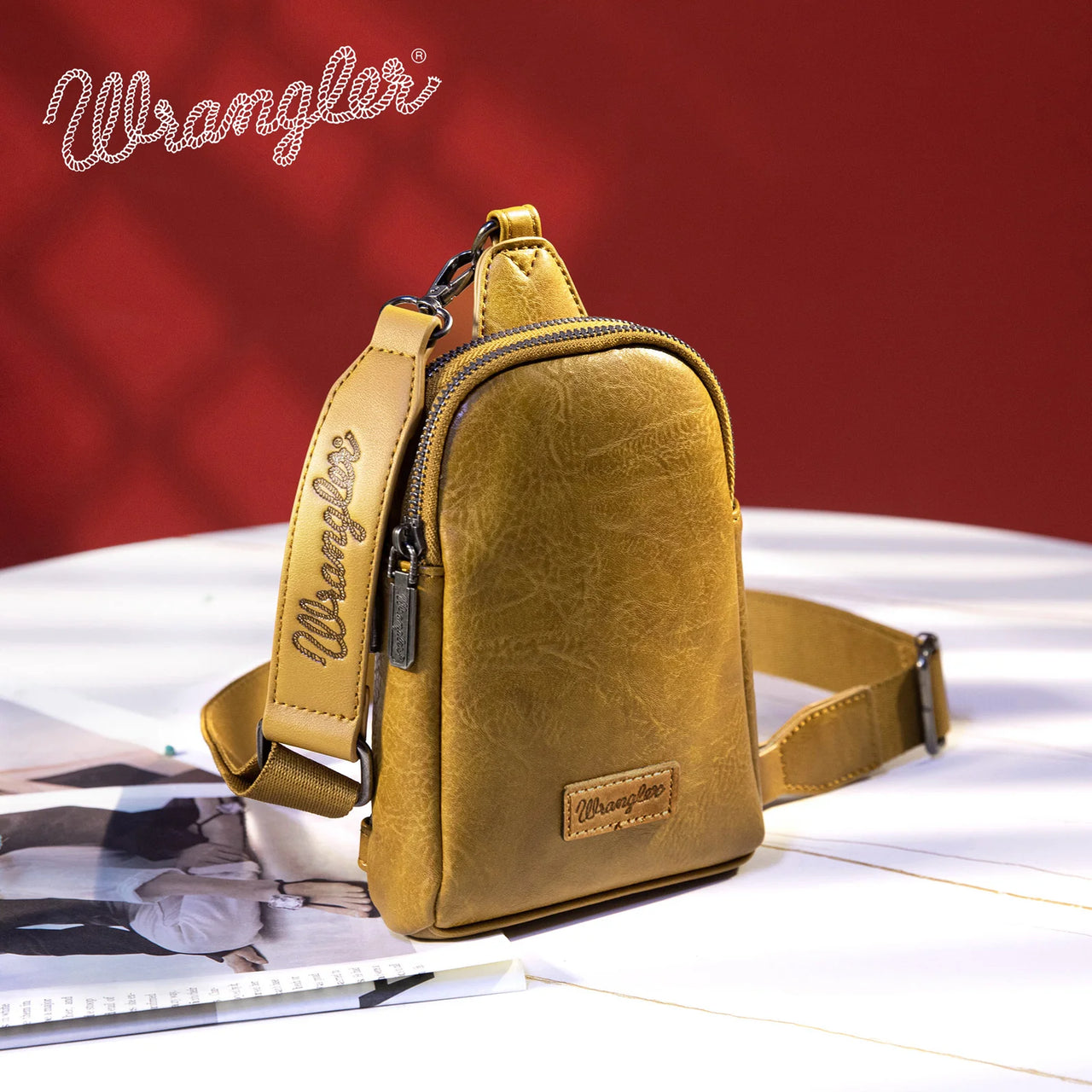 Wrangler Women's Sling Bag/Crossbody/Chest Bag - Mustard