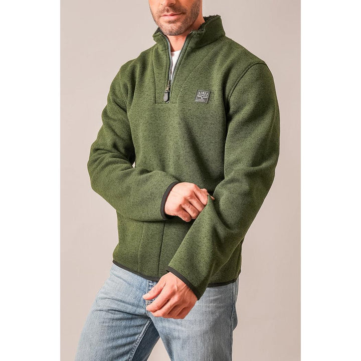 Kimes Mens Fontana 1/4 Zip LS Pullover - Multiple Colours