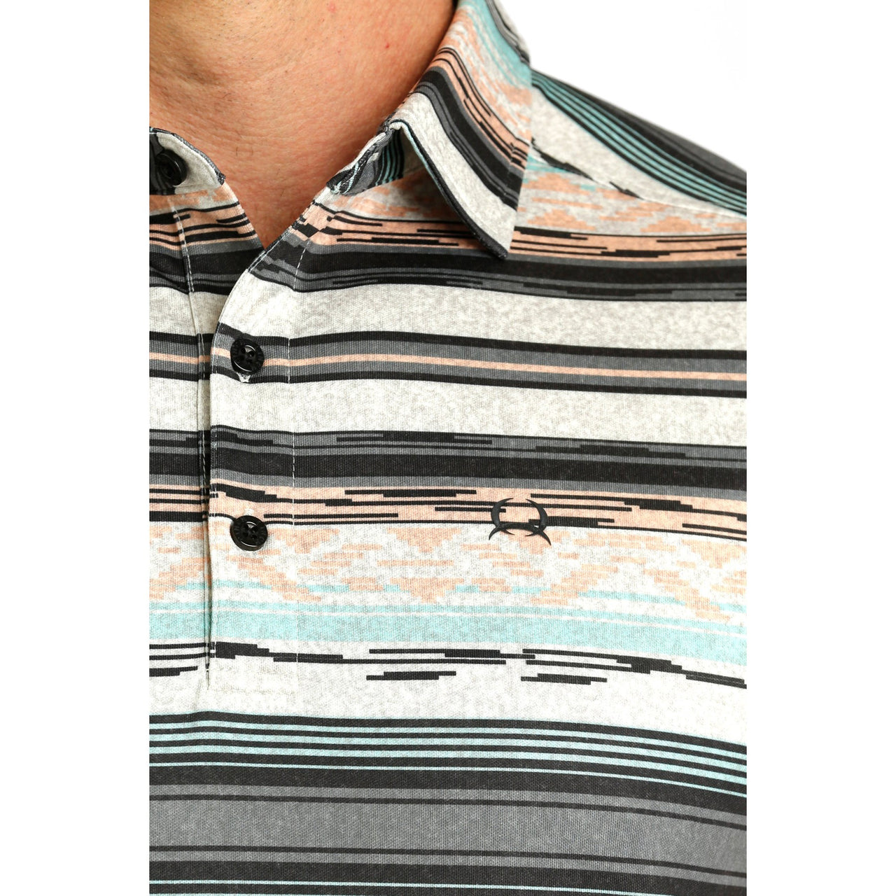 Cinch Mens Arenaflex Polo -Multi