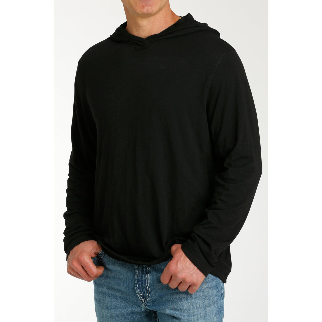 Mens Arena Flex Hoodie-BLACK